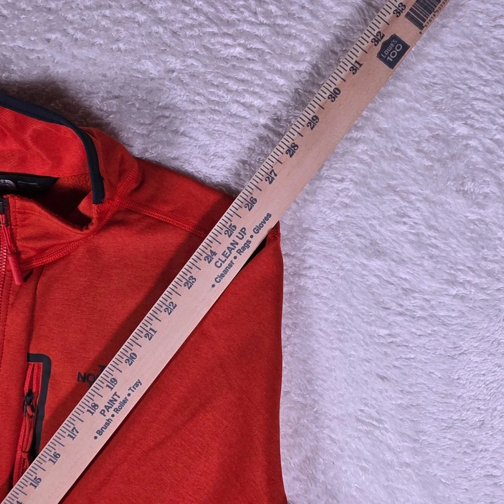 NEW The North Face Canyonlands Mens M/M Orange Stretch Full Zip L/S NF0A7V64D8E